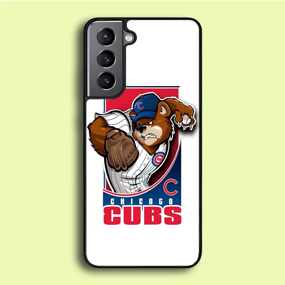 Baseball Chicago Cubs MLB 001 Samsung Galaxy A16 Case-Plastic / Full Wrap (3D Case)-Xtracase