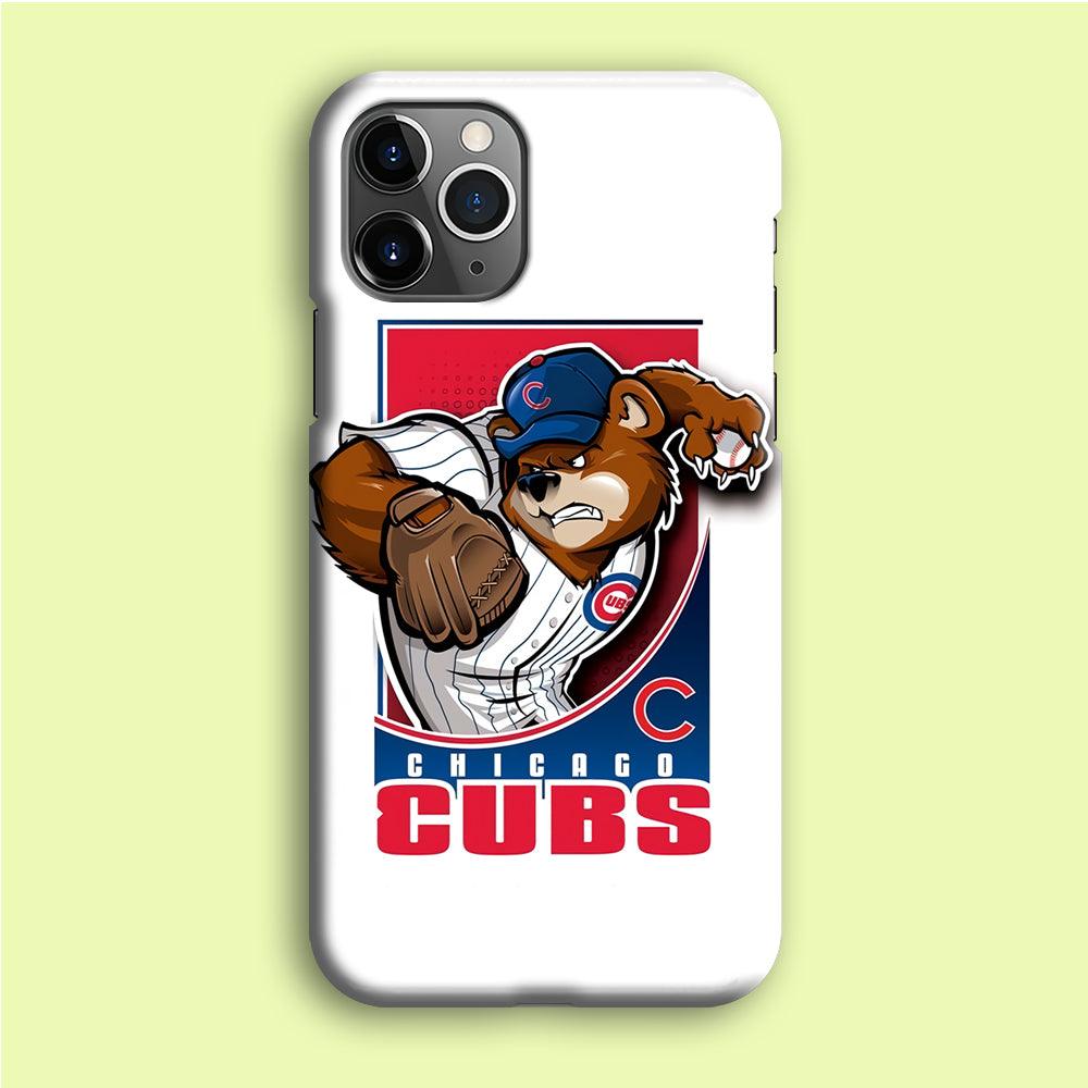 Baseball Chicago Cubs MLB 001 iPhone 12 Pro Case-Plastic / Full Wrap (3D Case)-Xtracase