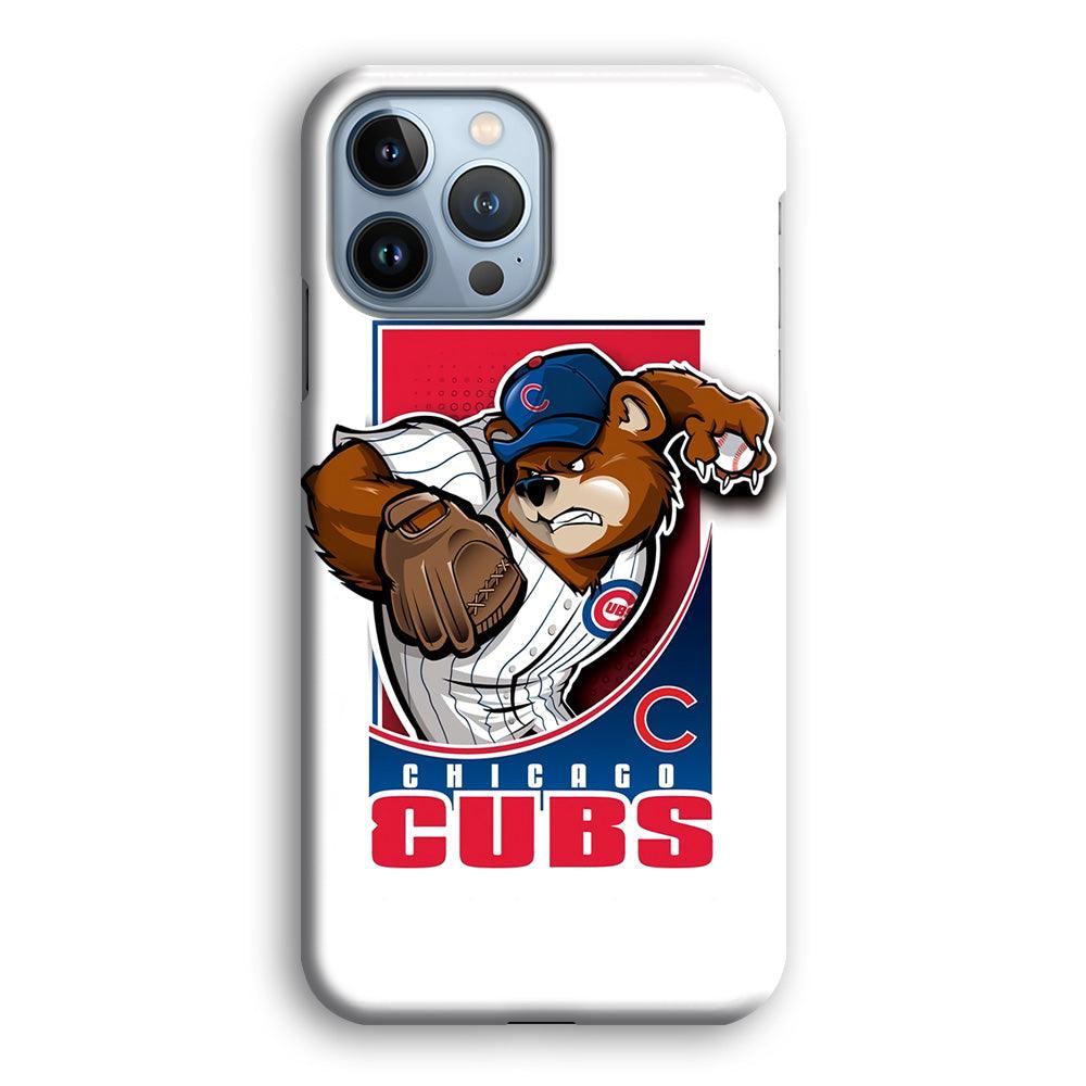 Baseball Chicago Cubs MLB 001 iPhone 13 Pro Case-Plastic / Full Wrap (3D Case)-Xtracase