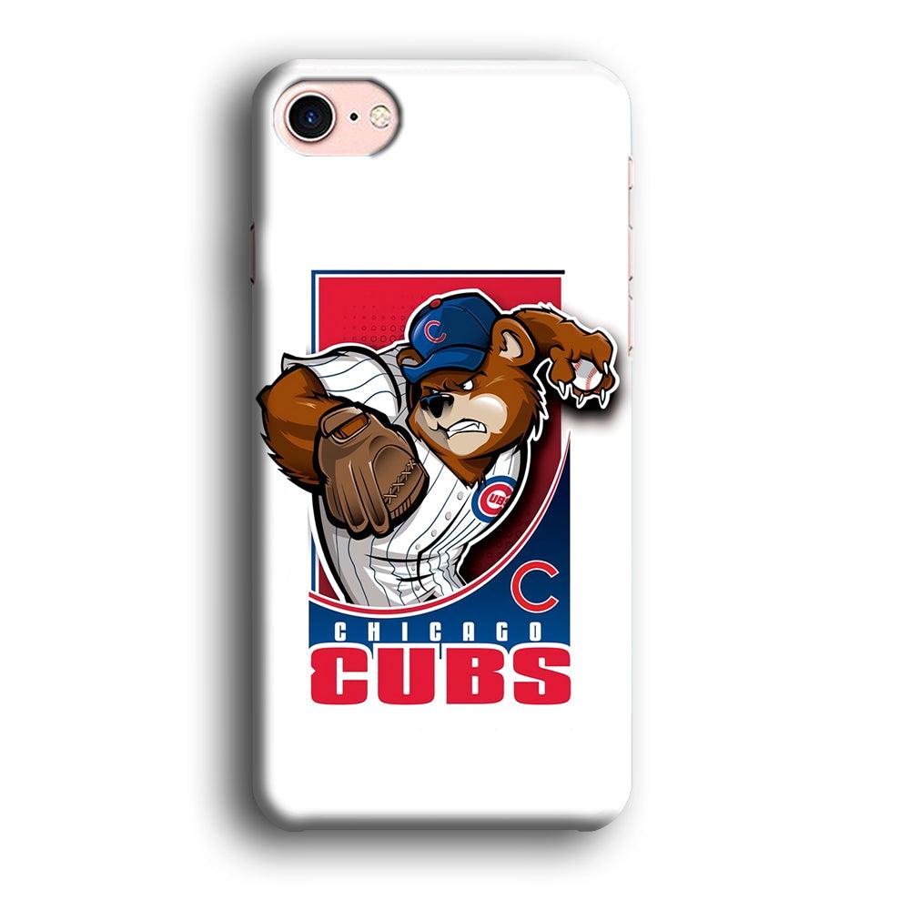 Baseball Chicago Cubs MLB 001 iPhone SE 2020 Case-Plastic / Full Wrap (3D Case)-Xtracase