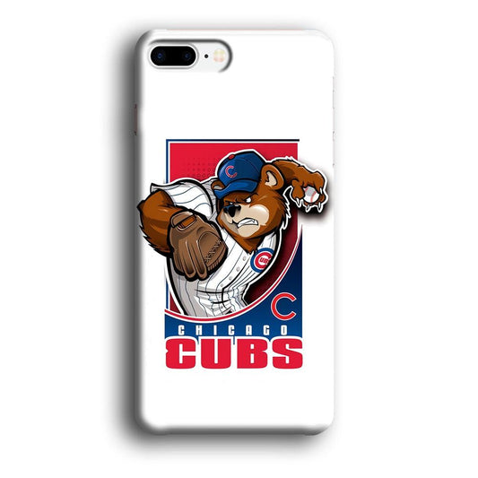 Baseball Chicago Cubs MLB 001 iPhone 8 Plus Case-Plastic / Full Wrap (3D Case)-Xtracase