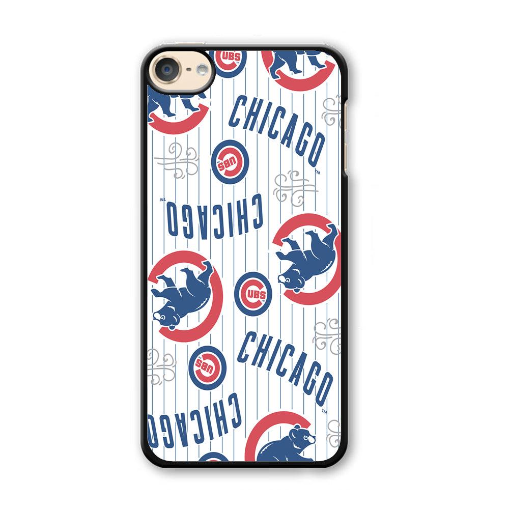 Baseball Chicago Cubs MLB 002 iPod Touch 6 Case-Plastic / Full Wrap (3D Case)-Xtracase