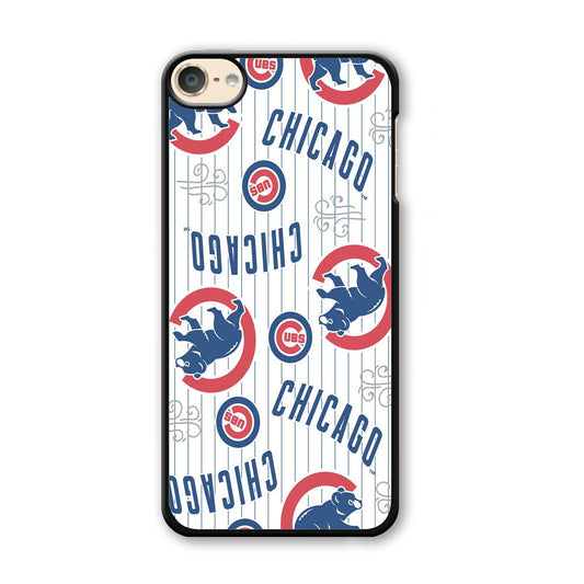Baseball Chicago Cubs MLB 002 iPod Touch 6 Case-Plastic / Full Wrap (3D Case)-Xtracase