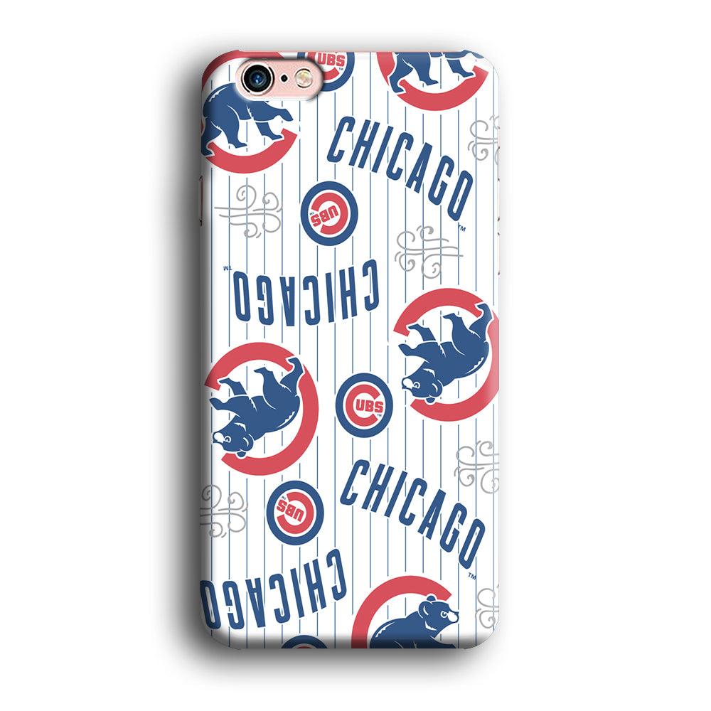 Baseball Chicago Cubs MLB 002 iPhone 6 | 6s Case-Plastic / Full Wrap (3D Case)-Xtracase