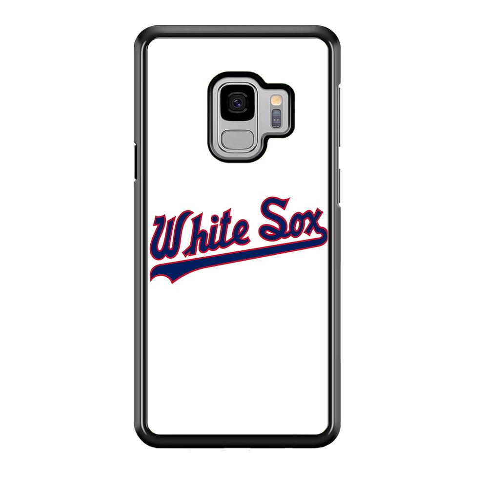 Baseball Chicago White Sox MLB 001 Samsung Galaxy S9 Case-Plastic / Full Wrap (3D Case)-Xtracase