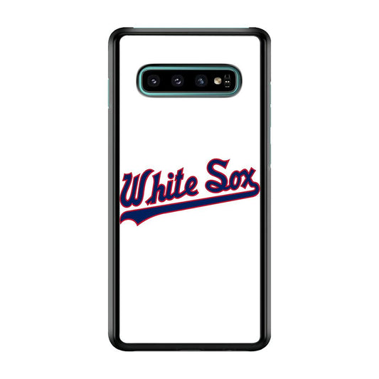 Baseball Chicago White Sox MLB 001 Samsung Galaxy S10 Case-Plastic / Full Wrap (3D Case)-Xtracase