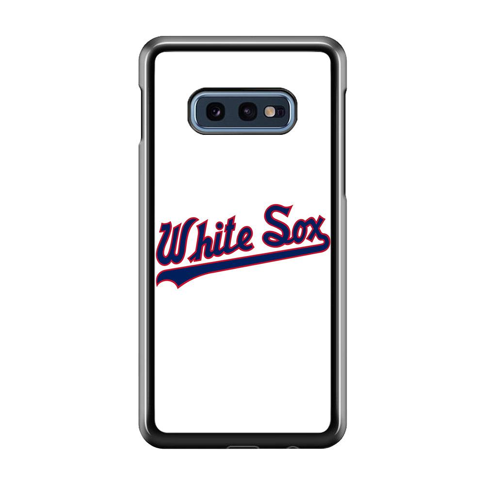 Baseball Chicago White Sox MLB 001 Samsung Galaxy S10E Case-Plastic / Full Wrap (3D Case)-Xtracase