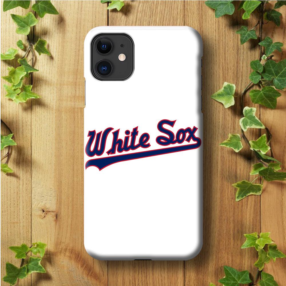 Baseball Chicago White Sox MLB 001 iPhone 11 Case-Plastic / Full Wrap (3D Case)-Xtracase