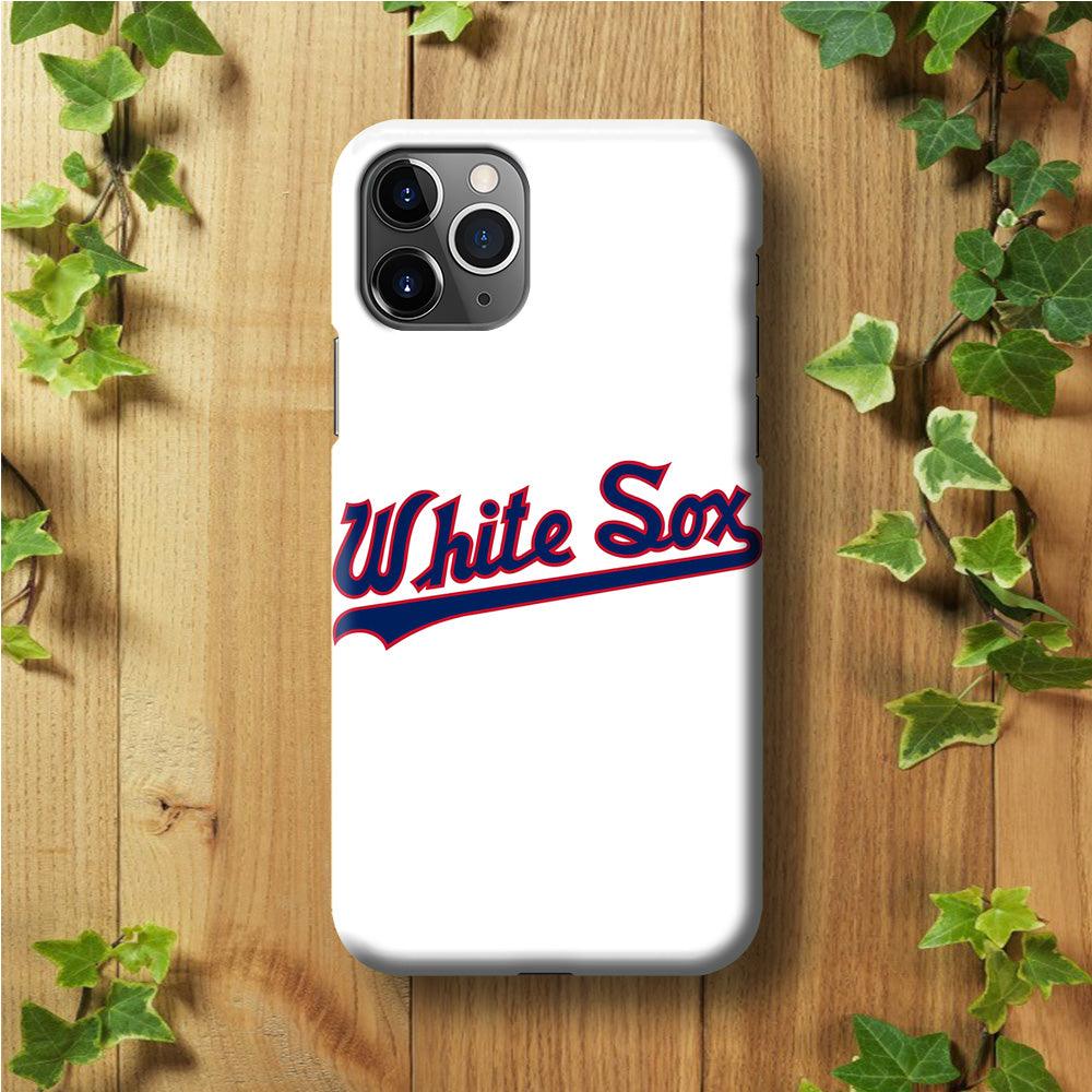 Baseball Chicago White Sox MLB 001 iPhone 11 Pro Max Case-Plastic / Full Wrap (3D Case)-Xtracase