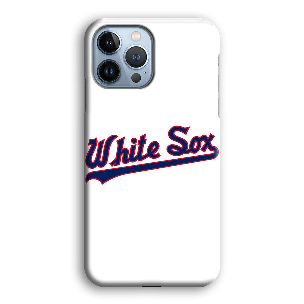 Baseball Chicago White Sox MLB 001 iPhone 13 Pro Max Case-Plastic / Full Wrap (3D Case)-Xtracase