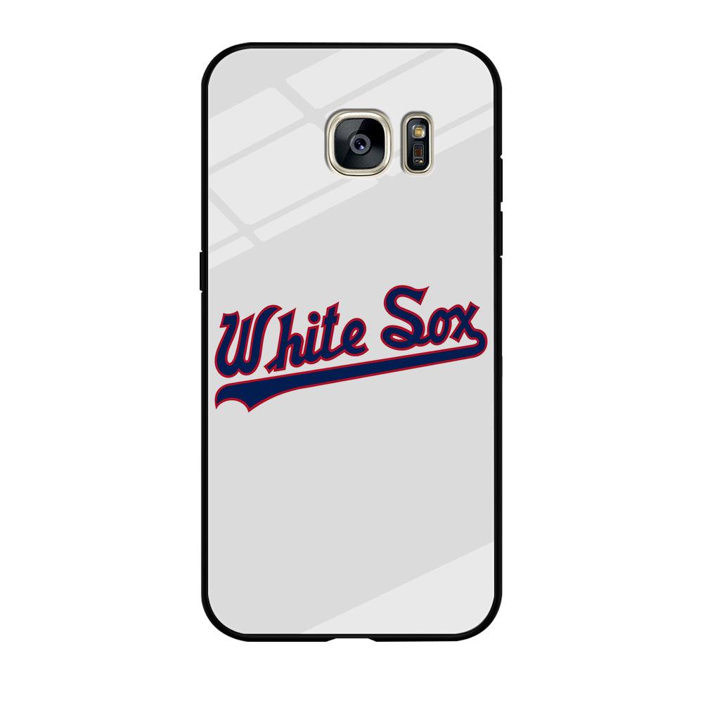 Baseball Chicago White Sox MLB 001 Samsung Galaxy S7 Edge Case-Tempered Glass Case-Xtracase