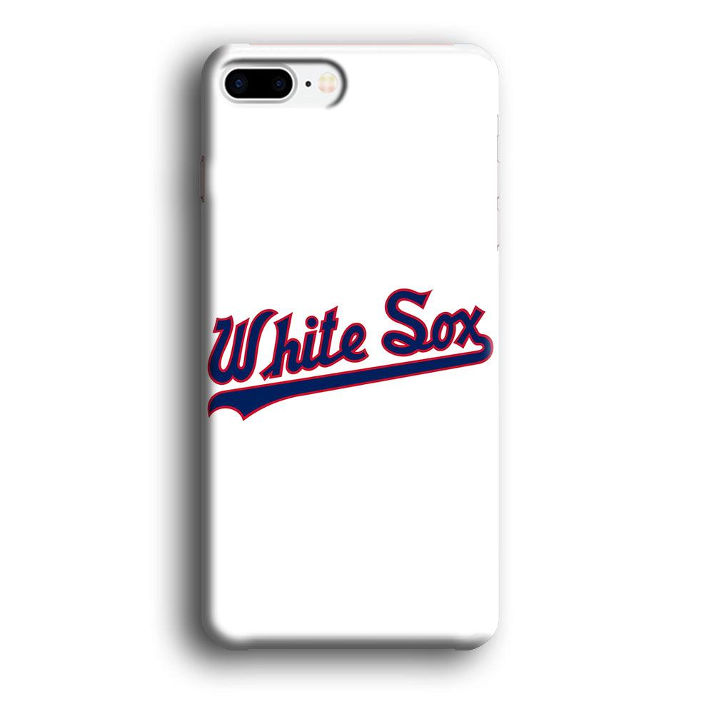 Baseball Chicago White Sox MLB 001 iPhone 8 Plus Case-Plastic / Full Wrap (3D Case)-Xtracase