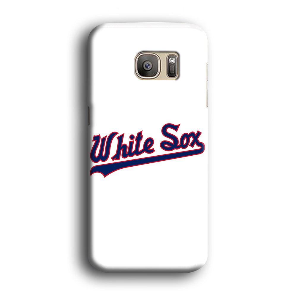 Baseball Chicago White Sox MLB 001 Samsung Galaxy S7 Edge Case-Plastic / Full Wrap (3D Case)-Xtracase