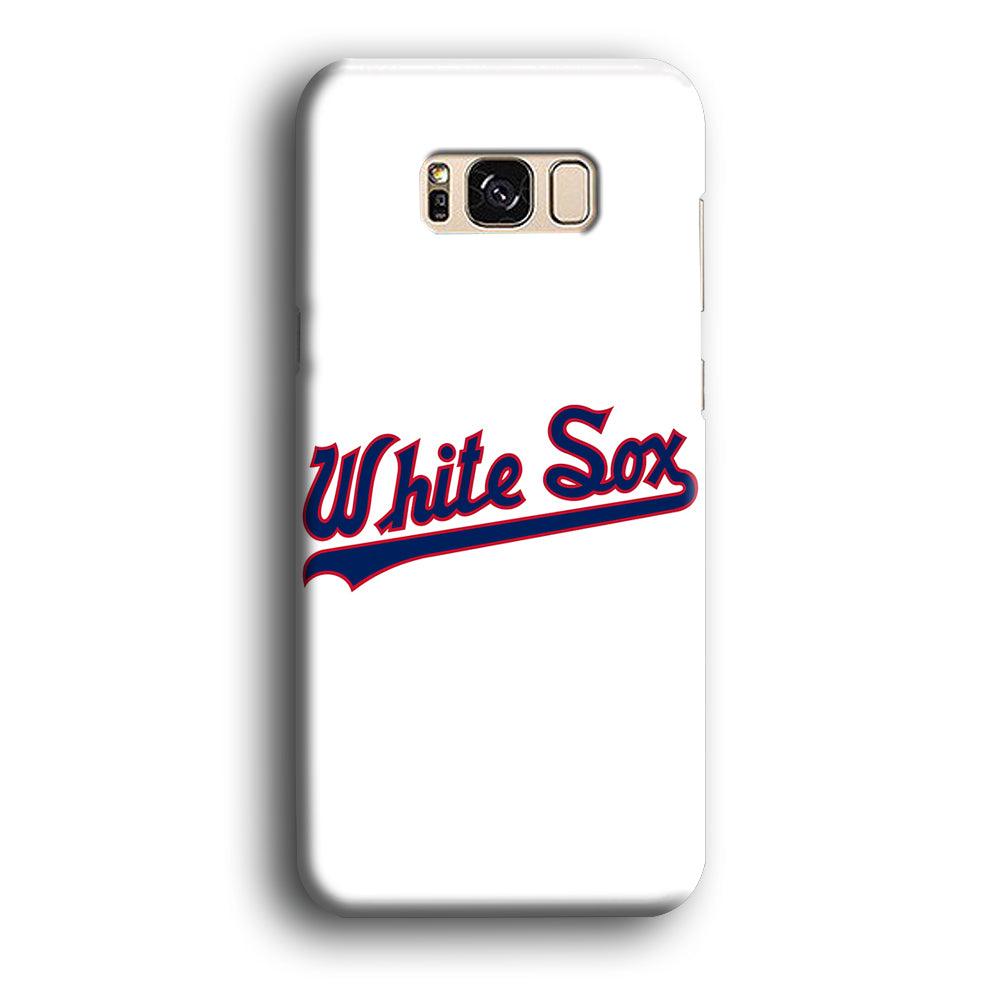 Baseball Chicago White Sox MLB 001 Samsung Galaxy S8 Case-Plastic / Full Wrap (3D Case)-Xtracase