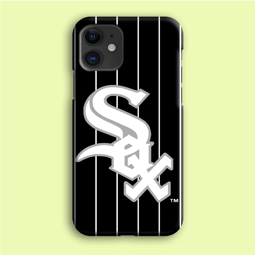 Baseball Chicago White Sox MLB 002 iPhone 12 Case-Plastic / Full Wrap (3D Case)-Xtracase