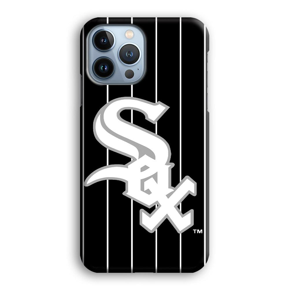 Baseball Chicago White Sox MLB 002 iPhone 13 Pro Max Case-Plastic / Full Wrap (3D Case)-Xtracase