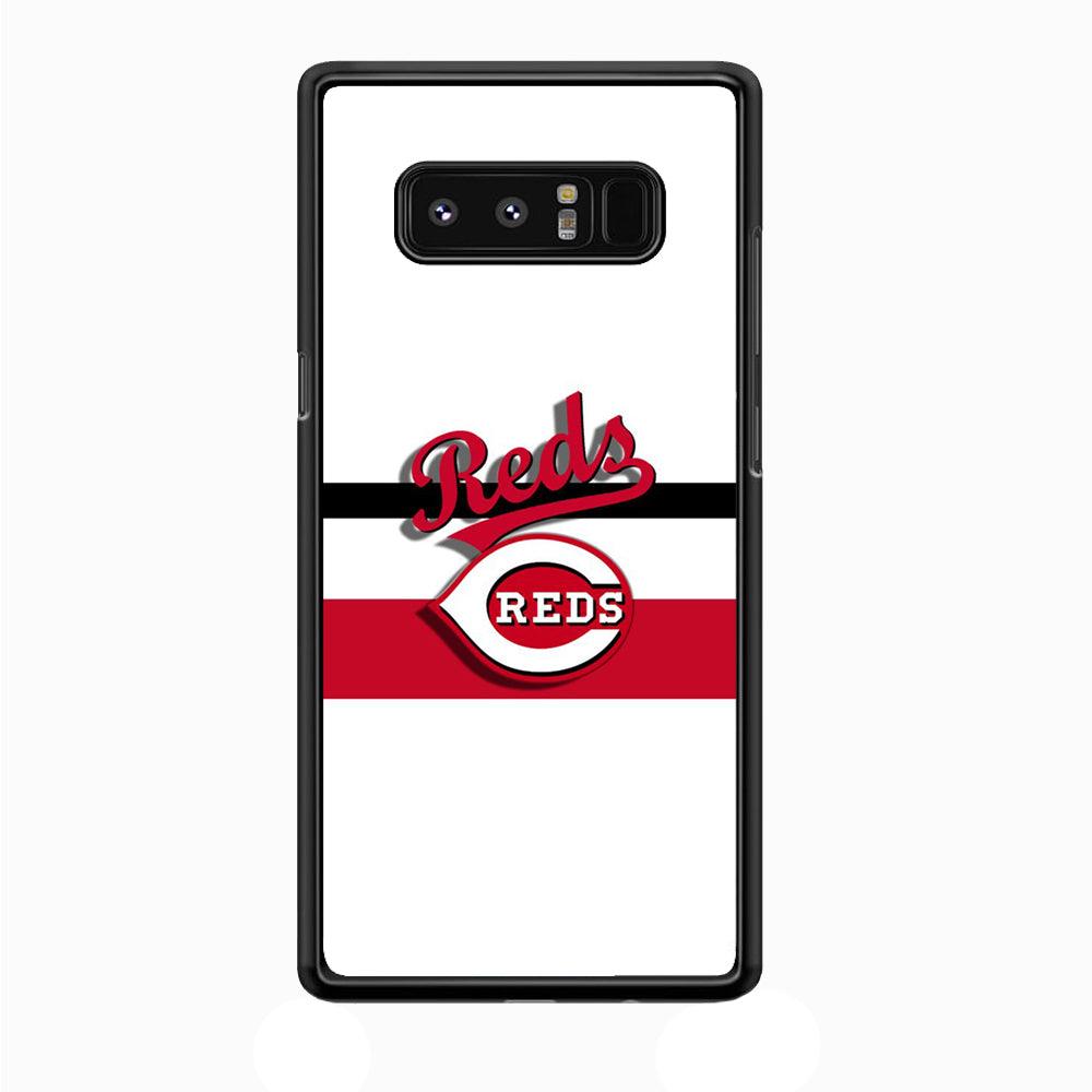 Baseball Cincinnati Reds MLB 001 Samsung Galaxy Note 8 Case-Plastic / Full Wrap (3D Case)-Xtracase