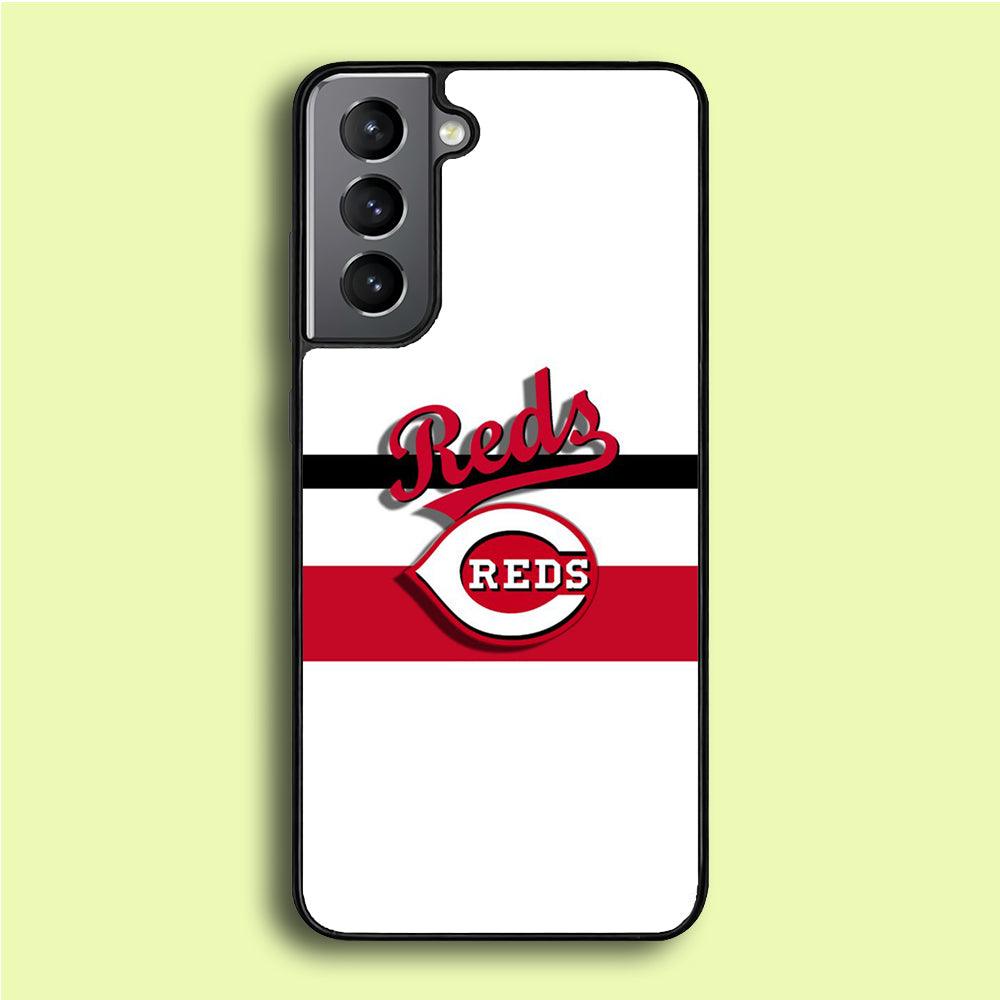 Baseball Cincinnati Reds MLB 001 Samsung Galaxy S21 Case-Plastic / Full Wrap (3D Case)-Xtracase