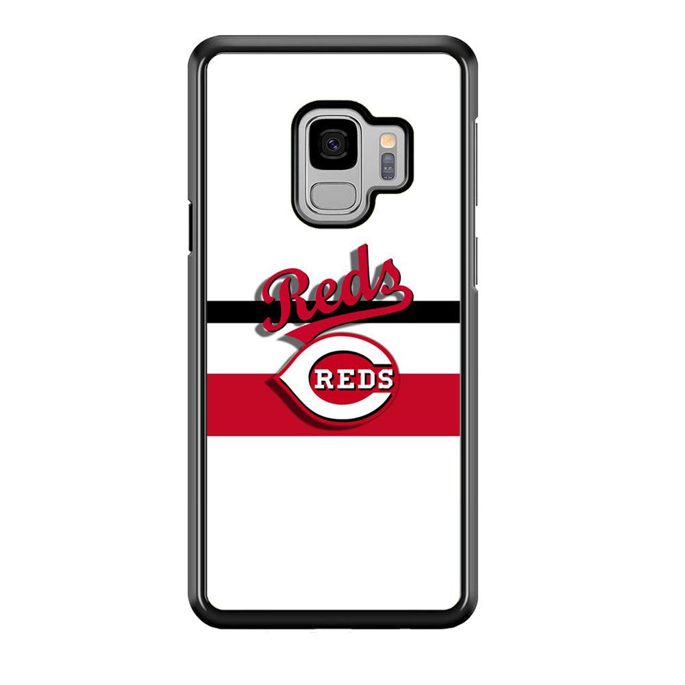 Baseball Cincinnati Reds MLB 001 Samsung Galaxy S9 Case-Plastic / Full Wrap (3D Case)-Xtracase