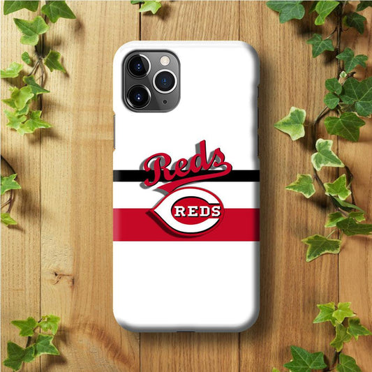 Baseball Cincinnati Reds MLB 001 iPhone 11 Pro Case-Plastic / Full Wrap (3D Case)-Xtracase