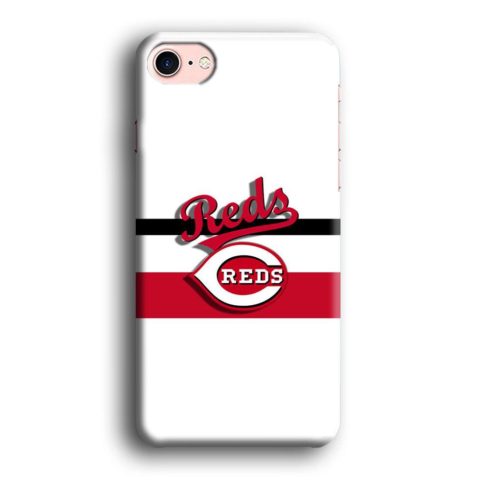 Baseball Cincinnati Reds MLB 001 iPhone SE 2020 Case-Plastic / Full Wrap (3D Case)-Xtracase
