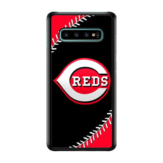 Baseball Cincinnati Reds MLB 002 Samsung Galaxy S10 Case-Plastic / Full Wrap (3D Case)-Xtracase