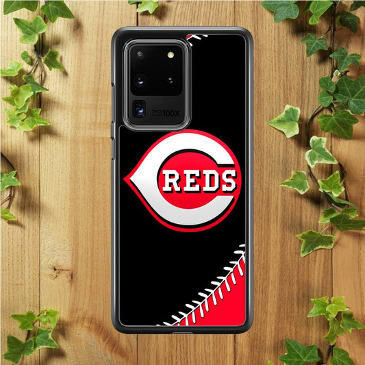 Baseball Cincinnati Reds MLB 002 Samsung Galaxy S20 Ultra Case-Plastic / Full Wrap (3D Case)-Xtracase