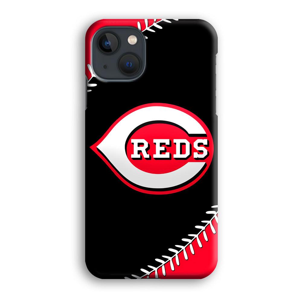 Baseball Cincinnati Reds MLB 002 iPhone 13 Mini Case-Plastic / Full Wrap (3D Case)-Xtracase