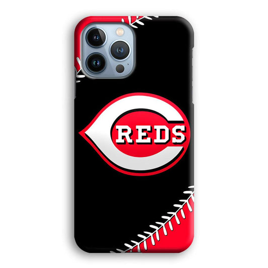 Baseball Cincinnati Reds MLB 002 iPhone 13 Pro Max Case-Plastic / Full Wrap (3D Case)-Xtracase