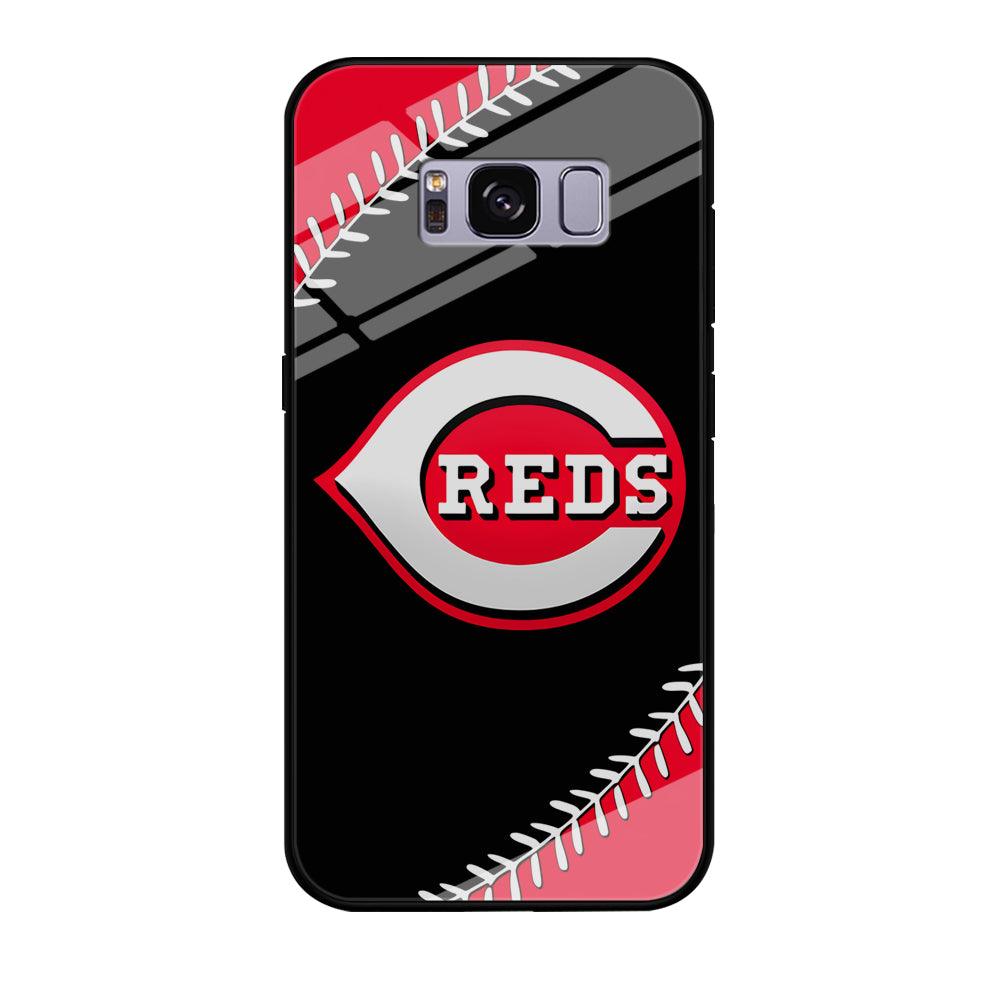 Baseball Cincinnati Reds MLB 002 Samsung Galaxy S8 Case-Tempered Glass Case-Xtracase