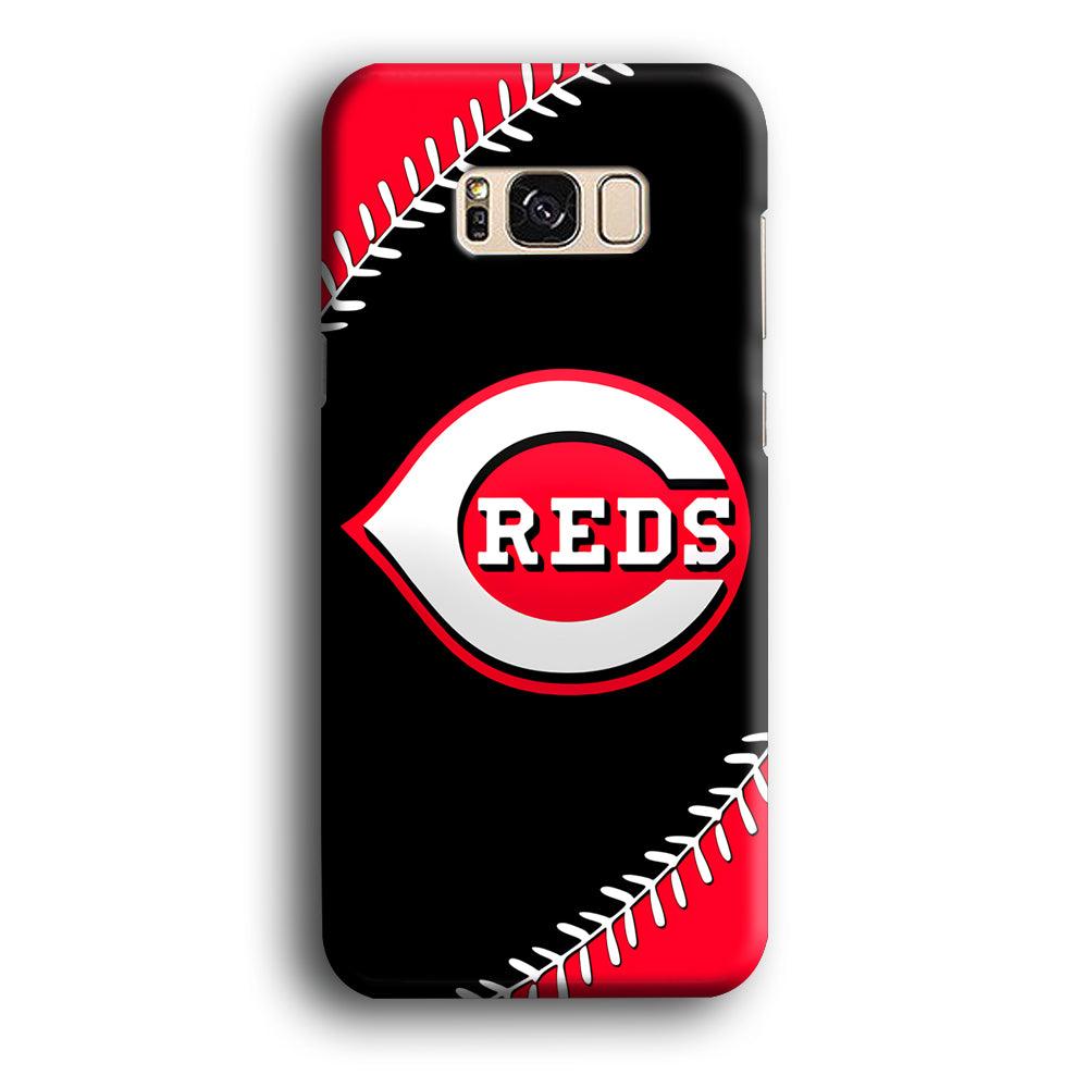 Baseball Cincinnati Reds MLB 002 Samsung Galaxy S8 Case-Plastic / Full Wrap (3D Case)-Xtracase