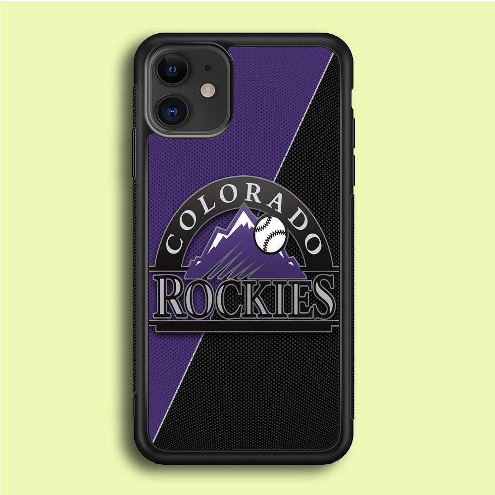 Baseball Colorado Rockies MLB 001 iPhone 12 Case-Plastic / Full Wrap (3D Case)-Xtracase