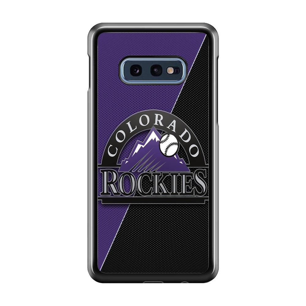 Baseball Colorado Rockies MLB 001 Samsung Galaxy S10E Case-Plastic / Full Wrap (3D Case)-Xtracase