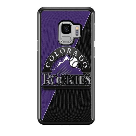 Baseball Colorado Rockies MLB 001 Samsung Galaxy S9 Case-Plastic / Full Wrap (3D Case)-Xtracase
