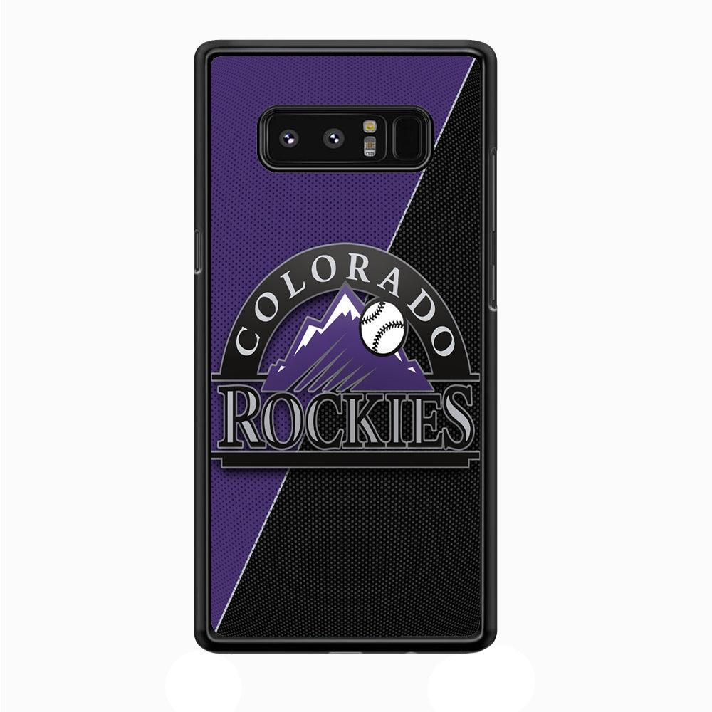 Baseball Colorado Rockies MLB 001 Samsung Galaxy Note 8 Case-Plastic / Full Wrap (3D Case)-Xtracase