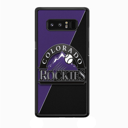 Baseball Colorado Rockies MLB 001 Samsung Galaxy Note 8 Case-Plastic / Full Wrap (3D Case)-Xtracase