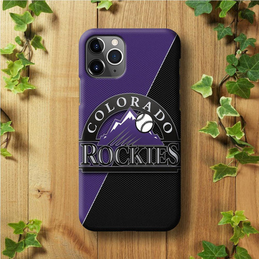 Baseball Colorado Rockies MLB 001 iPhone 11 Pro Case-Plastic / Full Wrap (3D Case)-Xtracase