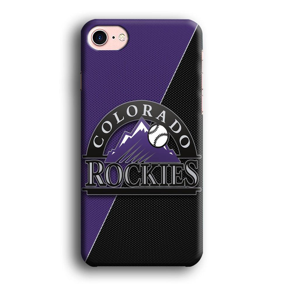 Baseball Colorado Rockies MLB 001 iPhone SE 2020 Case-Plastic / Full Wrap (3D Case)-Xtracase