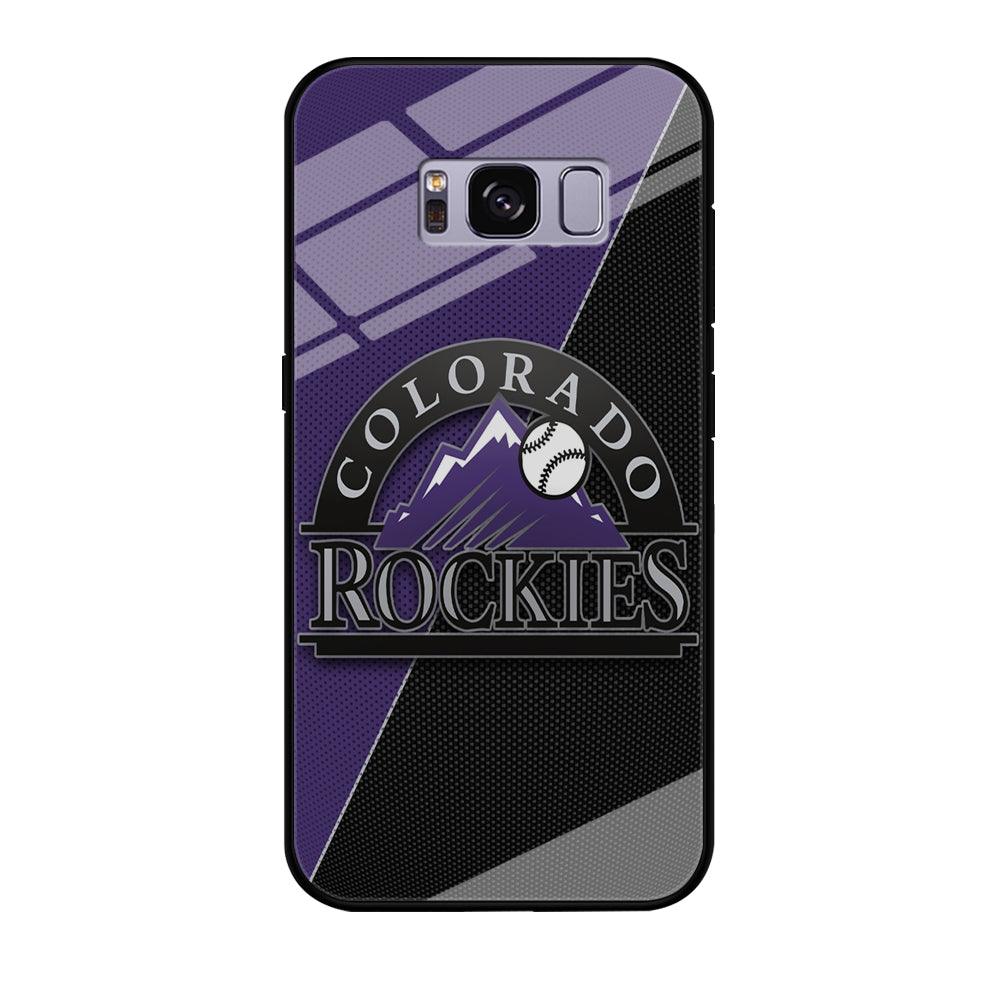 Baseball Colorado Rockies MLB 001 Samsung Galaxy S8 Case-Tempered Glass Case-Xtracase