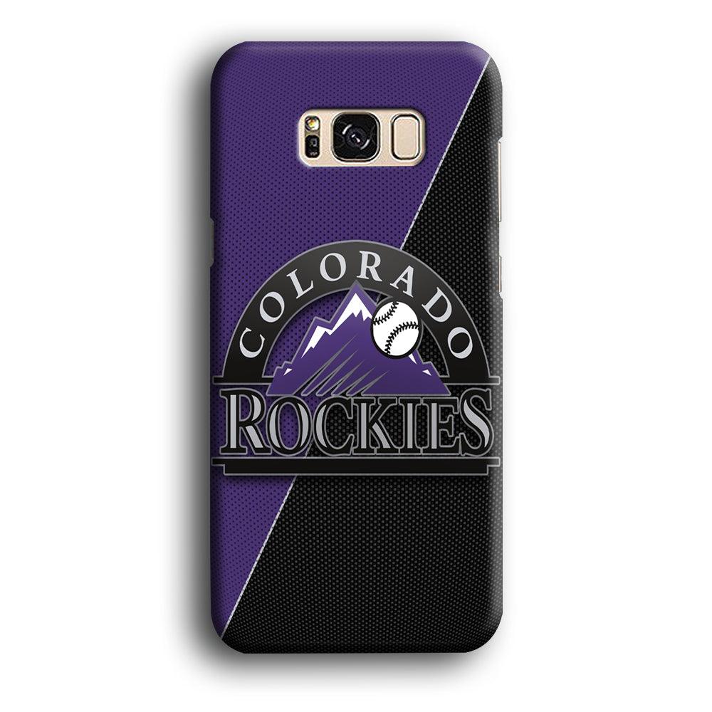 Baseball Colorado Rockies MLB 001 Samsung Galaxy S8 Case-Plastic / Full Wrap (3D Case)-Xtracase