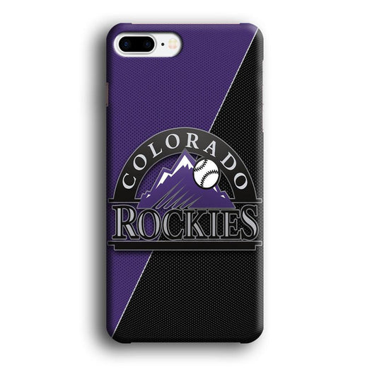 Baseball Colorado Rockies MLB 001 iPhone 8 Plus Case-Plastic / Full Wrap (3D Case)-Xtracase