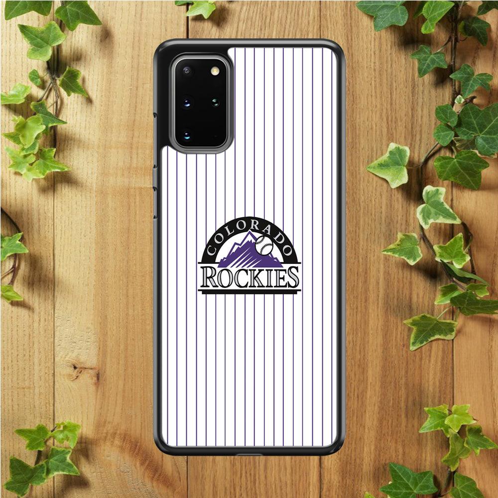 Baseball Colorado Rockies MLB 002 Samsung Galaxy S20 Plus Case-Plastic / Full Wrap (3D Case)-Xtracase