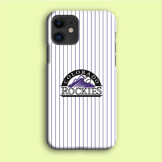Baseball Colorado Rockies MLB 002  iPhone 12 Case