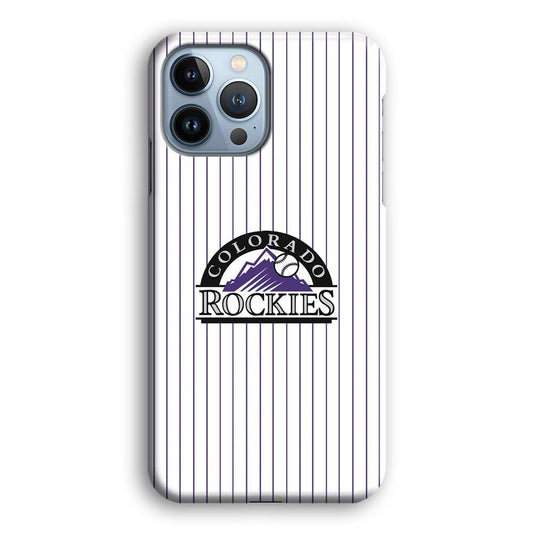 Baseball Colorado Rockies MLB 002 iPhone 13 Pro Max Case-Plastic / Full Wrap (3D Case)-Xtracase