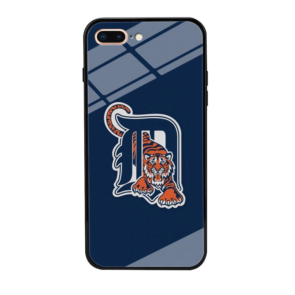 Baseball Detroit Tigers MLB 001 iPhone 7 Plus Case-Tempered Glass Case-Xtracase