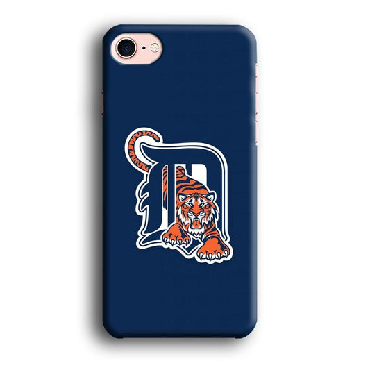 Baseball Detroit Tigers MLB 001 iPhone 8 Case-Plastic / Full Wrap (3D Case)-Xtracase