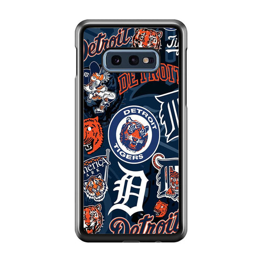 Baseball Detroit Tigers MLB 002 Samsung Galaxy S10E Case-Plastic / Full Wrap (3D Case)-Xtracase