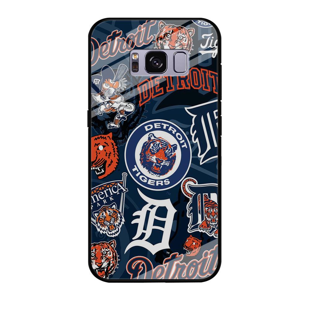 Baseball Detroit Tigers MLB 002 Samsung Galaxy S8 Case-Tempered Glass Case-Xtracase