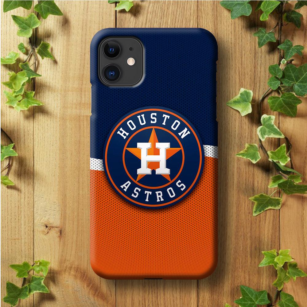 Baseball Houston Astros MLB 001 iPhone 11 Case-Plastic / Full Wrap (3D Case)-Xtracase