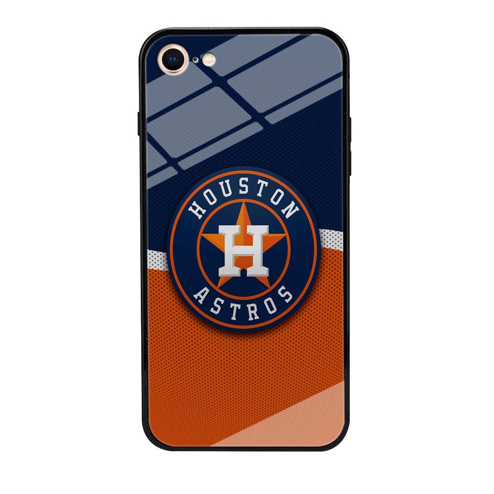 Baseball Houston Astros MLB 001 iPhone 8 Case-Tempered Glass Case-Xtracase